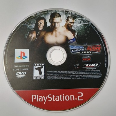 WWE SmackDown vs. Raw 2010 GH (Sony PlayStation 2, 2009) PS2 DISC ONLY