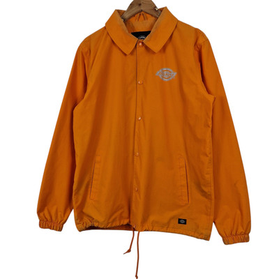 Dickies Summerfield Coach Jacke Herren Large Orange Big Back Spellout