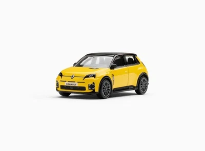RENAULT (GENUINE OE) Genuine Renault 5 E-Tech Yellow 1:64 Scale Model Car Black Roof Miniature