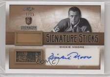 2018 Leaf ITG Stickwork Signature Sticks Bronze 1/15 Dickie Moore Auto HOF 0f4