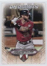 2021 Topps DH Debuts Christian Walker #DHD-15 0bl9