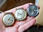 LOT Vintage Men's Timex Watches Wristwatches Wind Up Running Day Date LOOK WOW