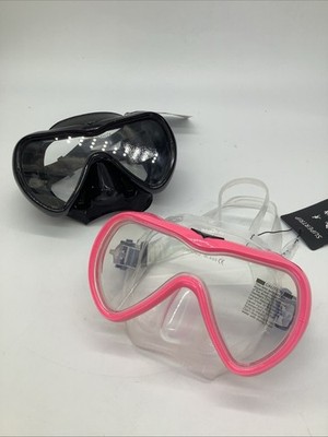 Supertrip Adult Swim Goggles 2-Pack Snorkel Diving Mask with Nose Cover