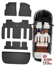 Car Floor Mats for Traverse Enclave: 2009-2017 Only with 2nd Row Bucket Seats 