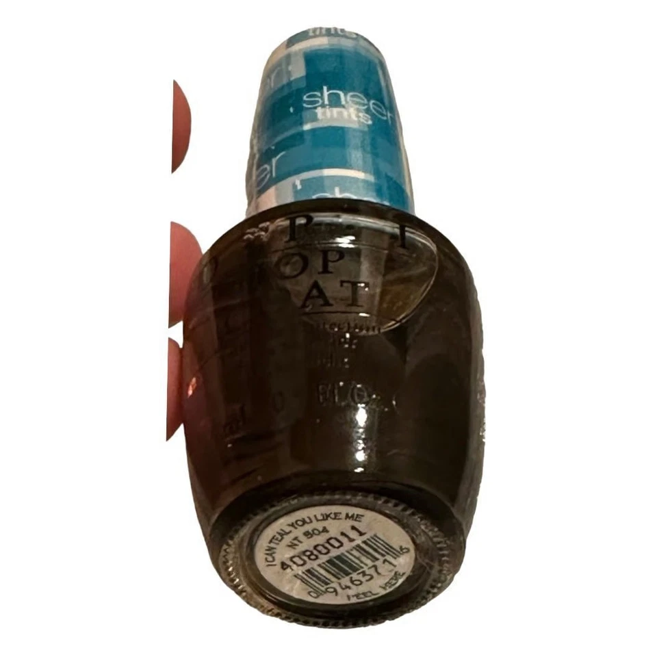 Esmalte de uñas OPI tinte transparente I CAN TEAL YOU LIKE ME tamaño completo 0,5 oz nuevo Foto 3 de 3