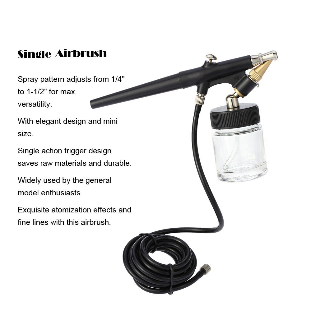 High Atomizing Siphon Feed Airbrush Air Brush Kit For Makeup Art Painting Tattoo
