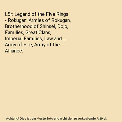 L5r: Legend of the Five Rings - Rokugan: Armies of Rokugan, Brotherhood of Shins