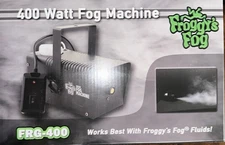 FROGGY'S FOG FRG-400 400-WATT COMMERCIAL/RESIDENTIAL GRADE FOG MACHINE - NEW!