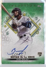 2022 Inception Base Rookie and Emerging Stars Green Bryan De La Cruz Auto 16xu