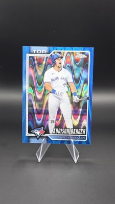 Addison Barger - 2026 Topps Chrome - Blue Ray Wave /150