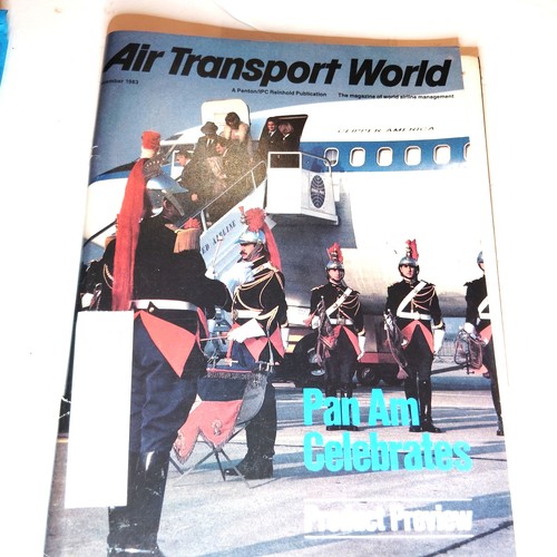 Flight Magazine Air Transport World Magazine Dec 1983 - Pan Am Celebrates - Vintage ...