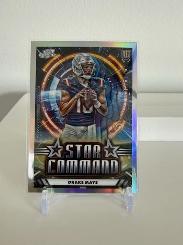 2024 Topps Cosmic Chrome Drake Maye Star Command Rookie RC #SC-17 Patriots