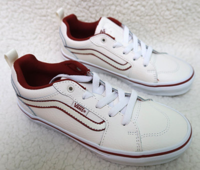 Vans Boys Filmore Low Top Shoe Vintage Red/Ochre Youth Size 2.5