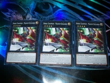 3x Heroic Champion - Magnum Excalibur 1st Edition Common DUAD-EN044 Yu-Gi-Oh!