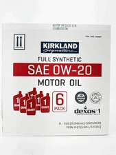 Kirkland Signature Full Synthetic OW-20 Motor Oil 1 Qt - 6 Pack