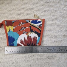 Estee Lauder Red Riviera Maya Fabric Cosmetic Bag Floral Tropical