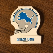 Detroit Lions Football Matchbook - NFL 1980’s - Lion's Den - 1 Match Struck