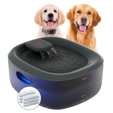 Dog Water Fountain for Large Dogs, 6L/205oz/1.7Gal Automatic Dog and Cat Wate...