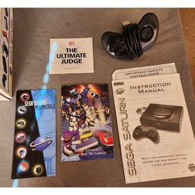 Sega Saturn Model 2 Console Gaming System Black MK-80000A