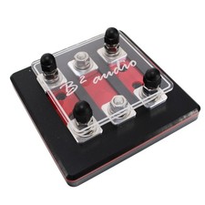 B2 Audio 3 Spot Heavy Duty ANL Fuse Distribution Block w/ Acrylic Cover