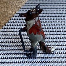 Vintage Britains Ltd Cadbury's  Cocoa Cococub Silas Slink Fox Lead Figure 1930s