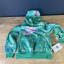 Nike Pullover Hoodie Green Size Small 4-5 Years