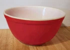Vintage Pyrex Mixing Nesting Bowl Primary Red #402 1.5 QT Glossy 7 " Ware C Pick