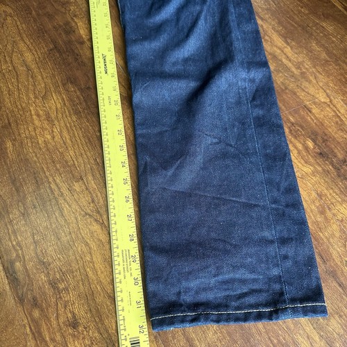Nudie Jeans Gritty Jackson Dry Maze Selvage Dark Men's Jeans Straight Leg 33 34 - Picture 16 of 18