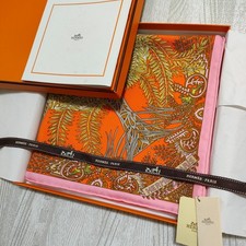 Unused w/box HERMES Carre 90 Maitres de la Foret Silk Scarf 90cm Annie Faivre