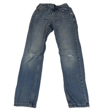 Cat  Jack Skinny Jeans Kids 8 Blue Stretch Distressed Denim Casual School 22x22