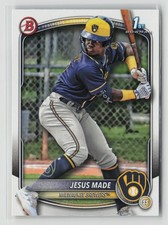 2025 Bowman JESUS MADE 1st Bowman Paper Prospects #66 Milwaukee Brewers C