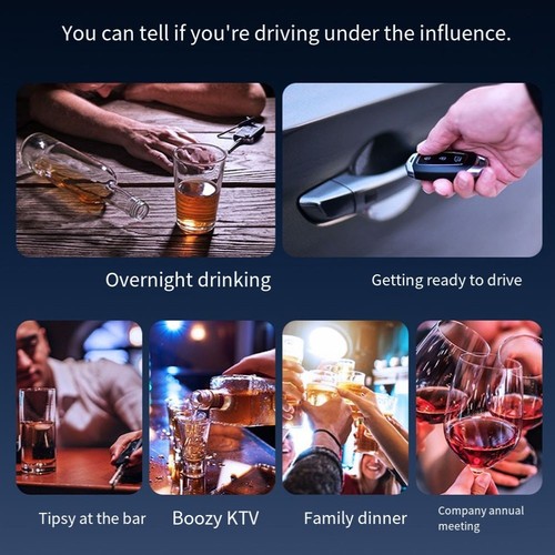 LCD Displayed Portable Alcohol Testing Device Ideal for Traffic Safety Checks - Photo 12/16