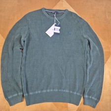 Image of Crew Clothing Company Fisherman Rib Crewneck Jumper Bnwt RRP £80 Mens Size XL