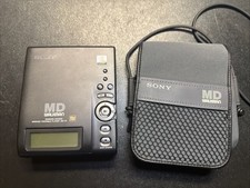 RARE Sony MZ-2P Minidisc Player Fully Tested, Mint condition, Carrying pouch