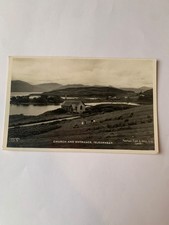 Scottish Antique Postcard Church and Entrance Isle Ornsay Posted 19?? RP