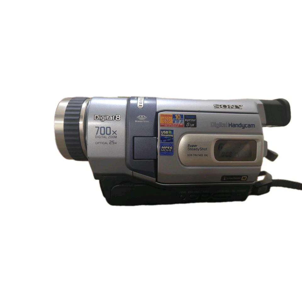 Sony DCR-TRV340E Hi8 Digital8 Retro Vintage Camera Video Tape Camcorder Handycam - Image 4 of 4