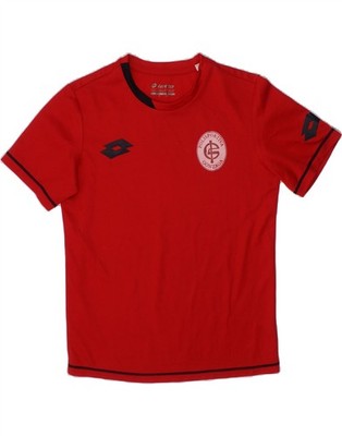 Lotto Jungen Grafik T-Shirt Oberteil 9-10 Jahre Small rot Polyester MR14