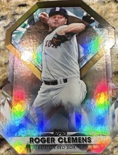 Topps Roger Clemens Boston Red Sox 2022 Diamond Greats Die-Cut Reflective 
