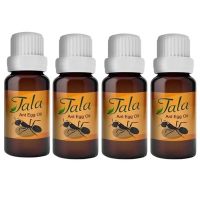 4 Bottles of Tala Ant Egg Oil - 20ml Hair Reducing Solution Genuine by... 