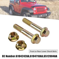 Front or Rear Lower Shock Bolts For Jeep Wran...