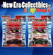 Pro Rodz Pro Touring 1969 Pontiac Firebird vs 1965 Pontiac GTO 1:64 Scale Maisto
