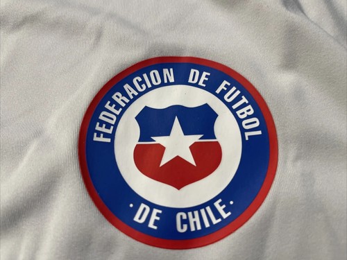 Camiseta de Entrenamiento Adidas Selección Chile 2023 Gris HA4390 Para Hombre Pequeña NUEVA CON ETIQUETAS - Imagen 8 de 13