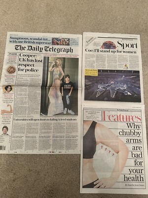 The Daily Telegraph 12. August 2024 12.8.24 Paris Olympia 2024 Abschlussfeier