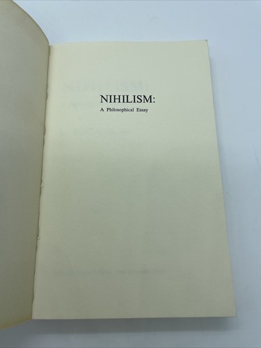Nihilism: A Philosophical Essay by Stanley Rosen 1969 PB - Picture 4 of 6