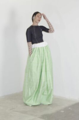 Marine Serre First Season Rare stretch crescent moon knit