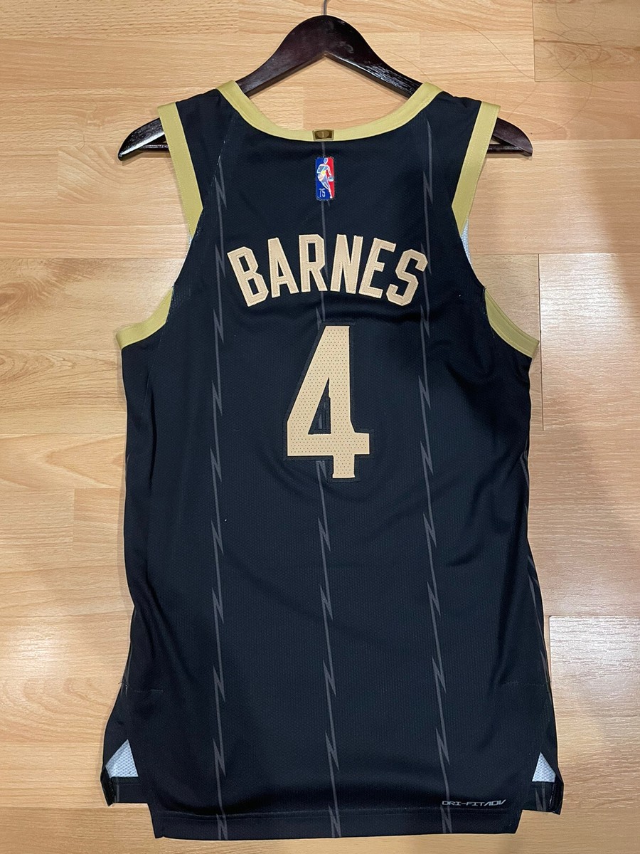 NBA RAPTORS 4 BARNES ユニフォーム　サイズ48 Nike Toronto Raptors Scottie Barnes #4 Icon Edition Swingman