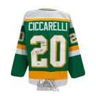 Dino Ciccarelli HOF 2010 Autographed Minnesota Custom Green Hockey Jersey - BAS