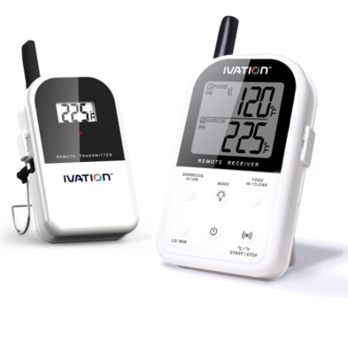 Ivation drahtloses Langstrecken-Thermometer - Fernbedienung Grill, Raucher