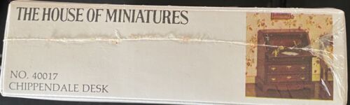 House of Miniatures Kit #40067 1:12 Chippendale Desk on Frame 1980 Circa 1770 - Picture 2 of 3