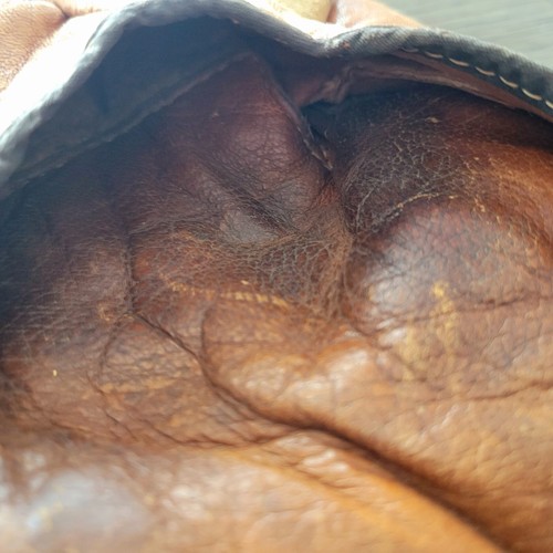 Vintage PERFECTION CLOTHES Baseball Web Glove Model 71 Leather Right Hand 1900s - Picture 15 of 24